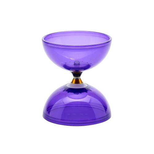 Schuldiabolo Orbit mit Freilaufachse und Handstäben - violett